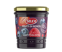 Nuova confettura Selex gusto Frutti di bosco